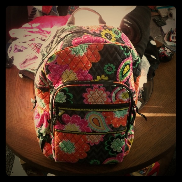 Vera Bradley Campus Backpack in Ziggy Zinnia
